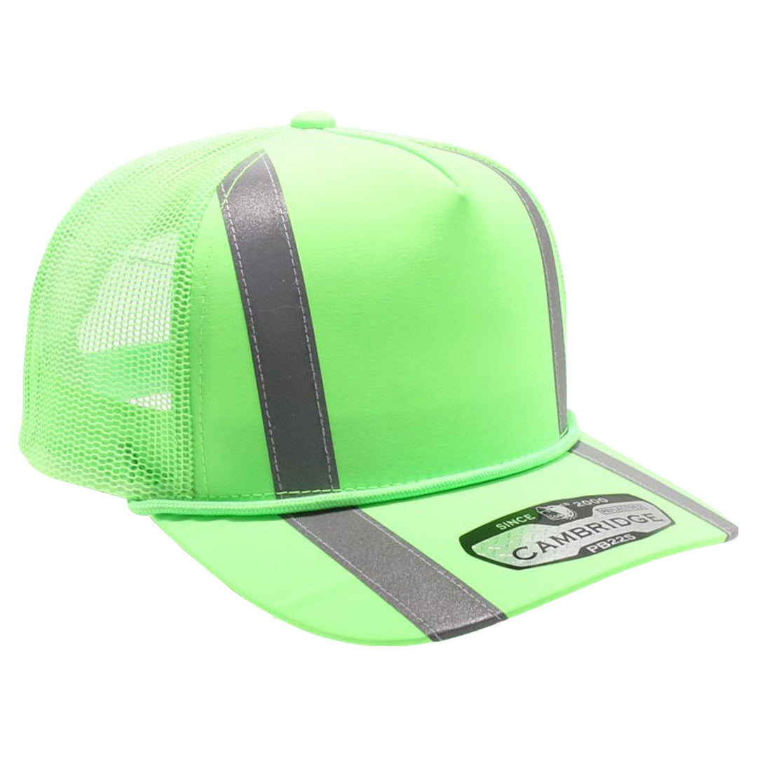 PB225R 5 Panel Neon Reflective Rope Trucker - PITBULL TDC