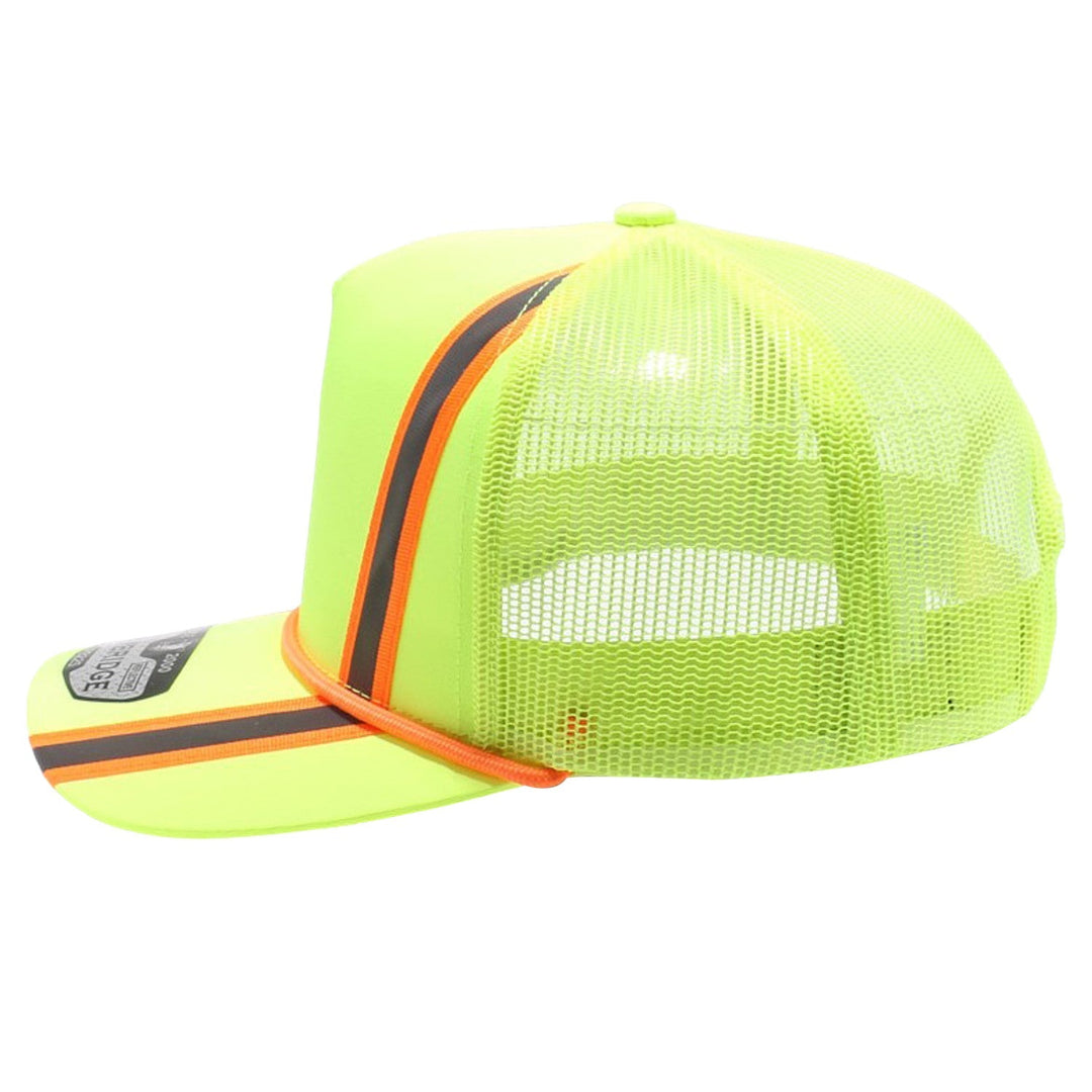 PB225R 5 Panel Neon Reflective Rope Trucker - PITBULL TDC