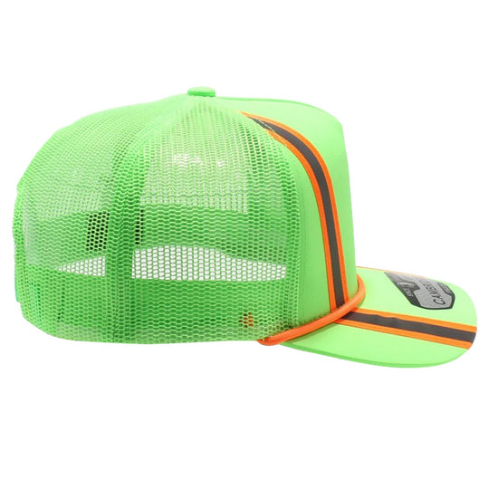 PB225R 5 Panel Neon Reflective Rope Trucker - PITBULL TDC