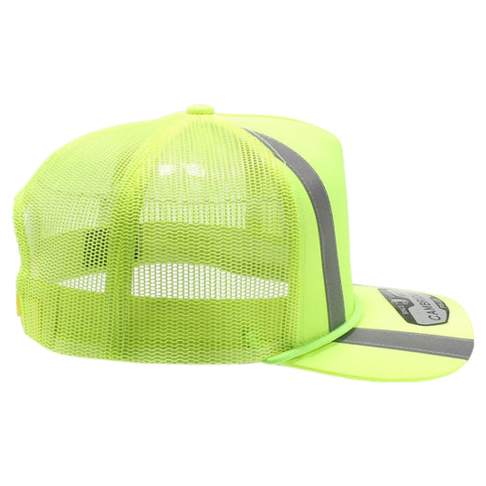 PB225R 5 Panel Neon Reflective Rope Trucker - PITBULL TDC
