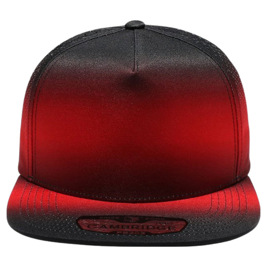 PB303GR Five Panel No Rope Gradation Perforated [Black/Red]
