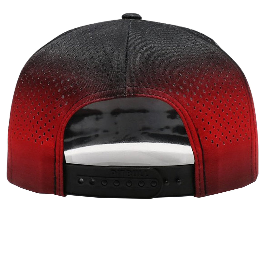 PB303GR Five Panel No Rope Gradation Perforated [Black/Red]
