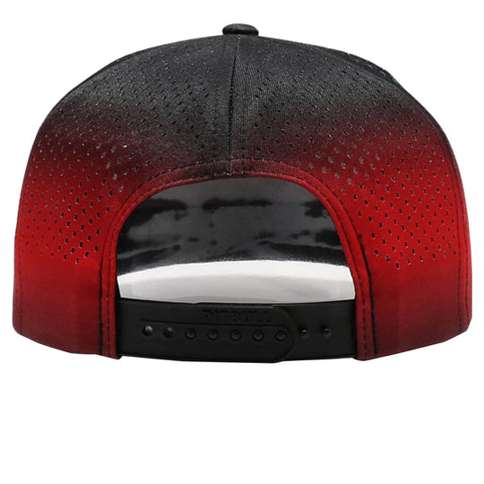 PB303GR Five Panel No Rope Gradation Perforated [Black/Red]