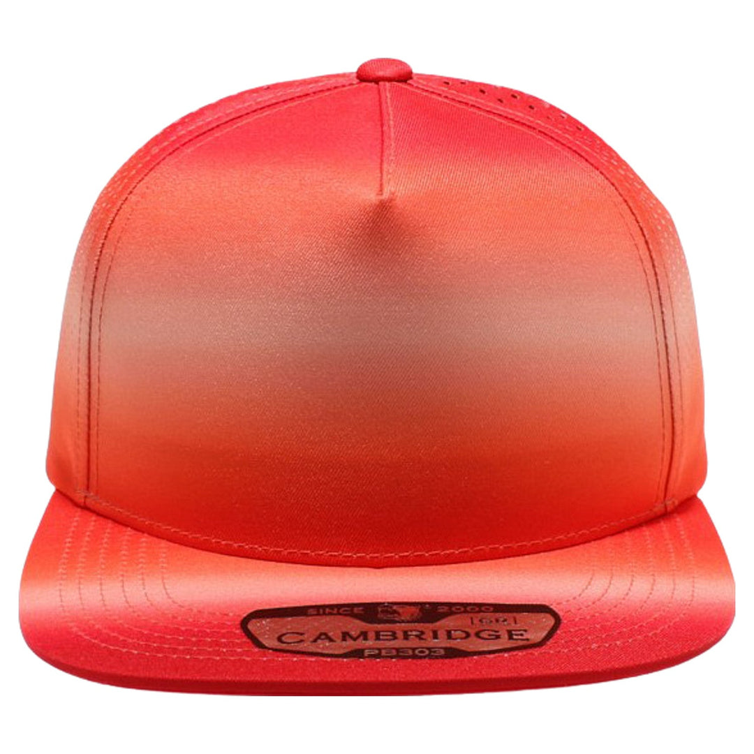 PB303GR Five Panel No Rope Gradation Perforated [Red]