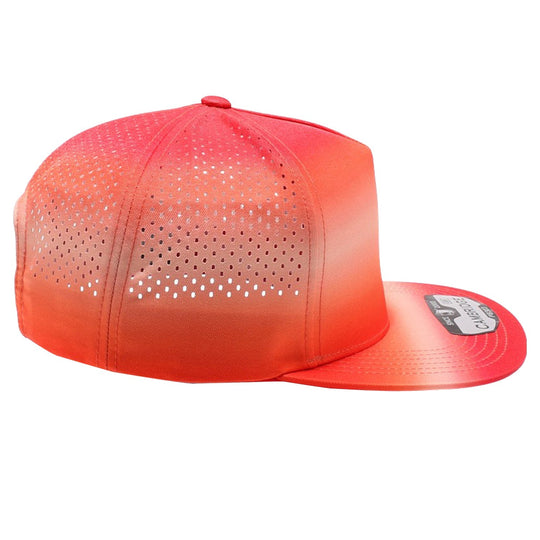 PB303GR Five Panel No Rope Gradation Perforated [Red]