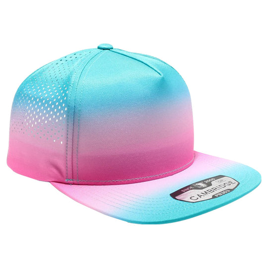 PB303GR Five Panel No Rope Gradation Perforated [Mint/Pink]