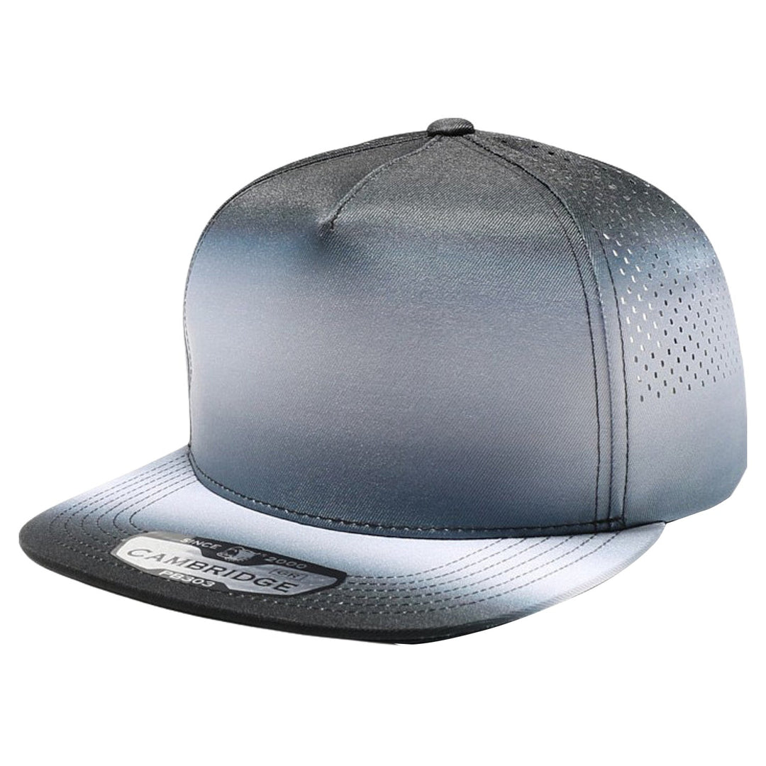 PB303GR Five Panel No Rope Gradation Perforated [Black]