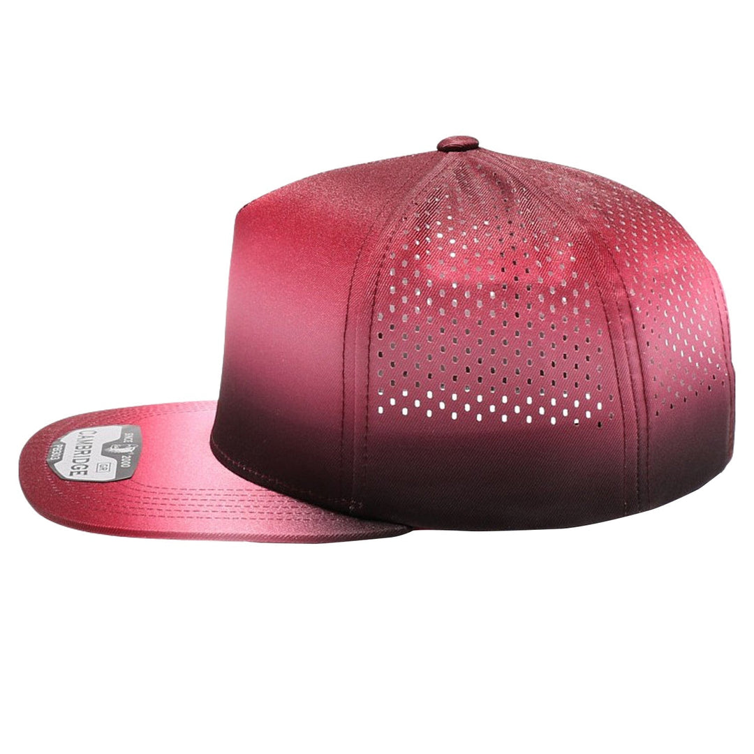 PB303GR Five Panel No Rope Gradation Perforated [Burgundy]