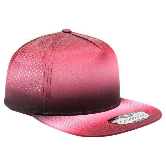 PB303GR Five Panel No Rope Gradation Perforated [Burgundy]