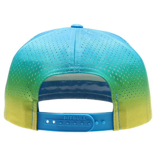 PB303GR Five Panel No Rope Gradation Perforated [Aqua/Lemon]