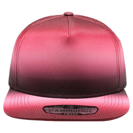 PB303GR Five Panel No Rope Gradation Perforated [Burgundy]