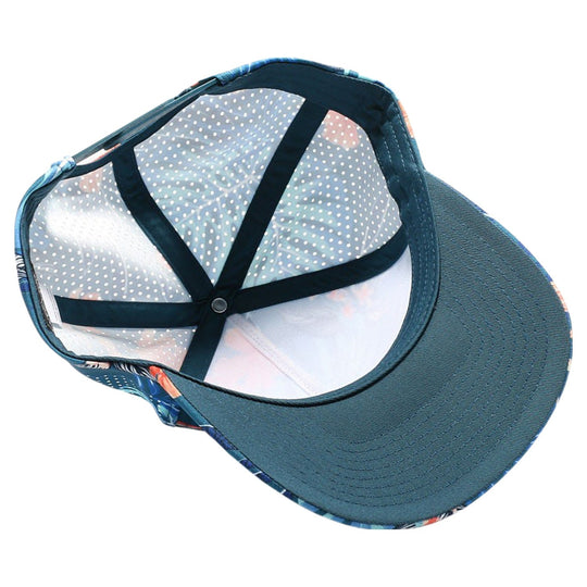 PB311F Five Panel Flower Perforated [Teal]