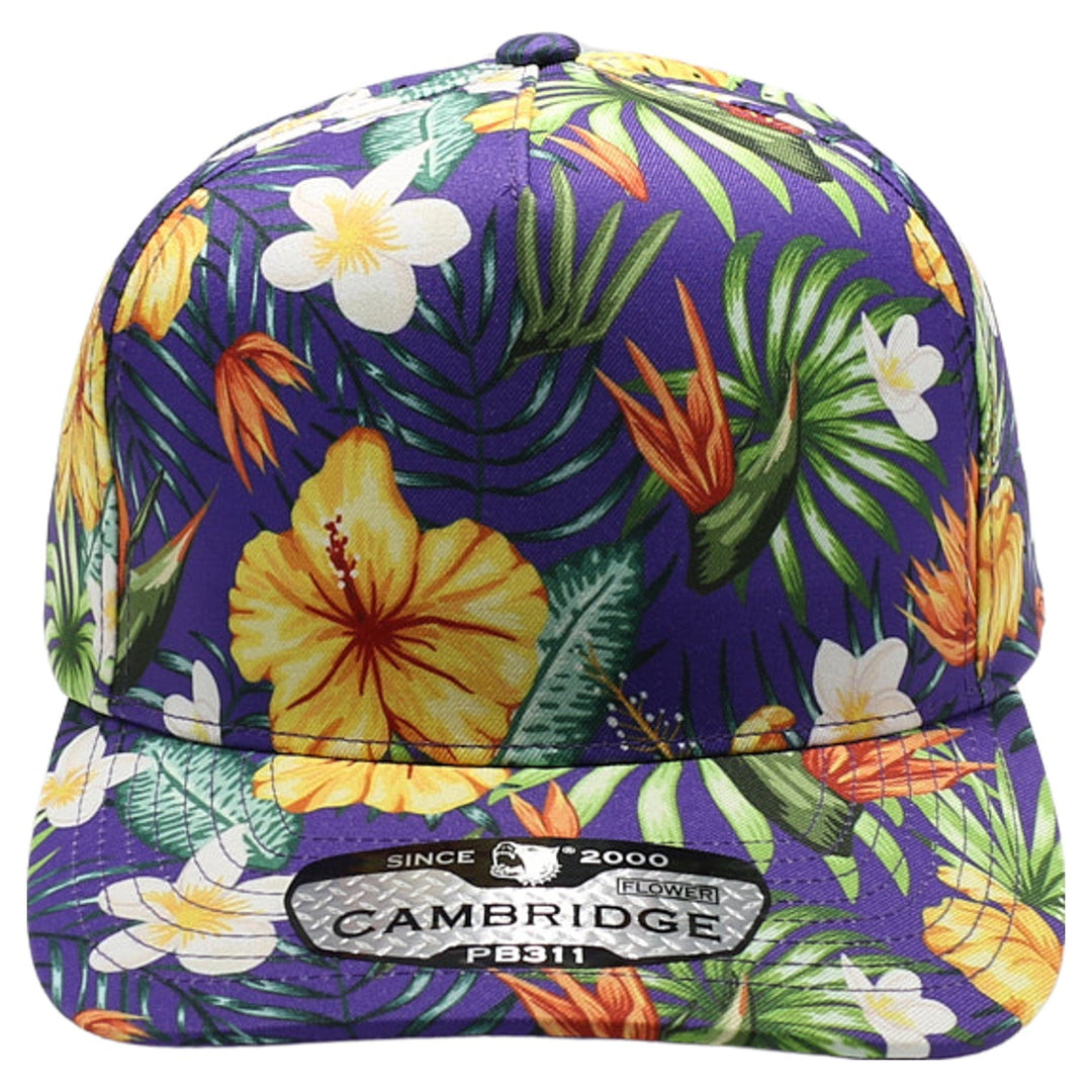 PB311F Five Panel Flower Perforated [Purple]