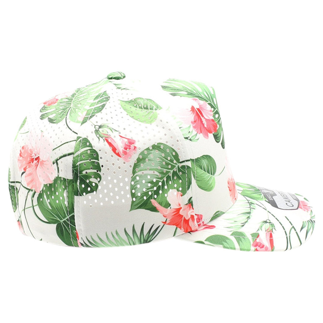 PB311F Five Panel Flower Perforated [Ivory]