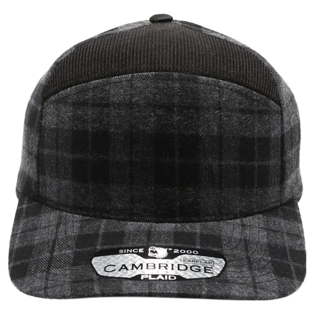 Plaid Camper Ear Flap [D.Gray/Black]