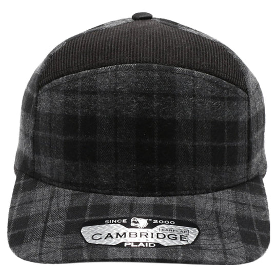 Plaid Camper Ear Flap [D.Gray/Black]