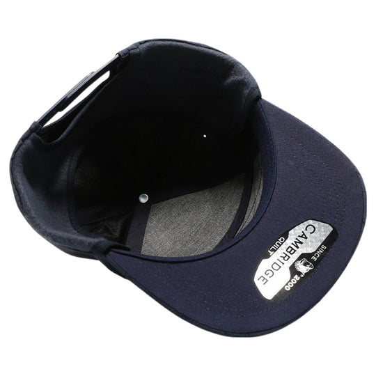 Quilt Camper Ear Flap [Navy/Brown]