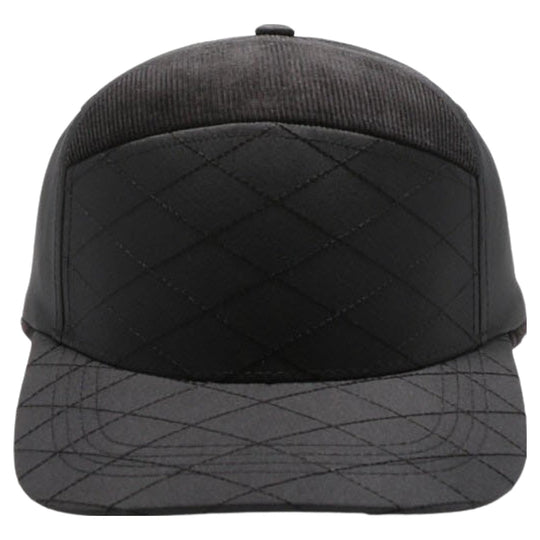 Quilt Camper Ear Flap [Black]