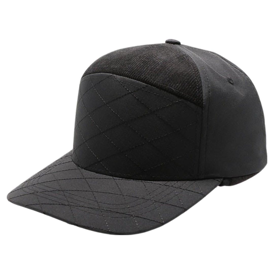 Quilt Camper Ear Flap [Black]