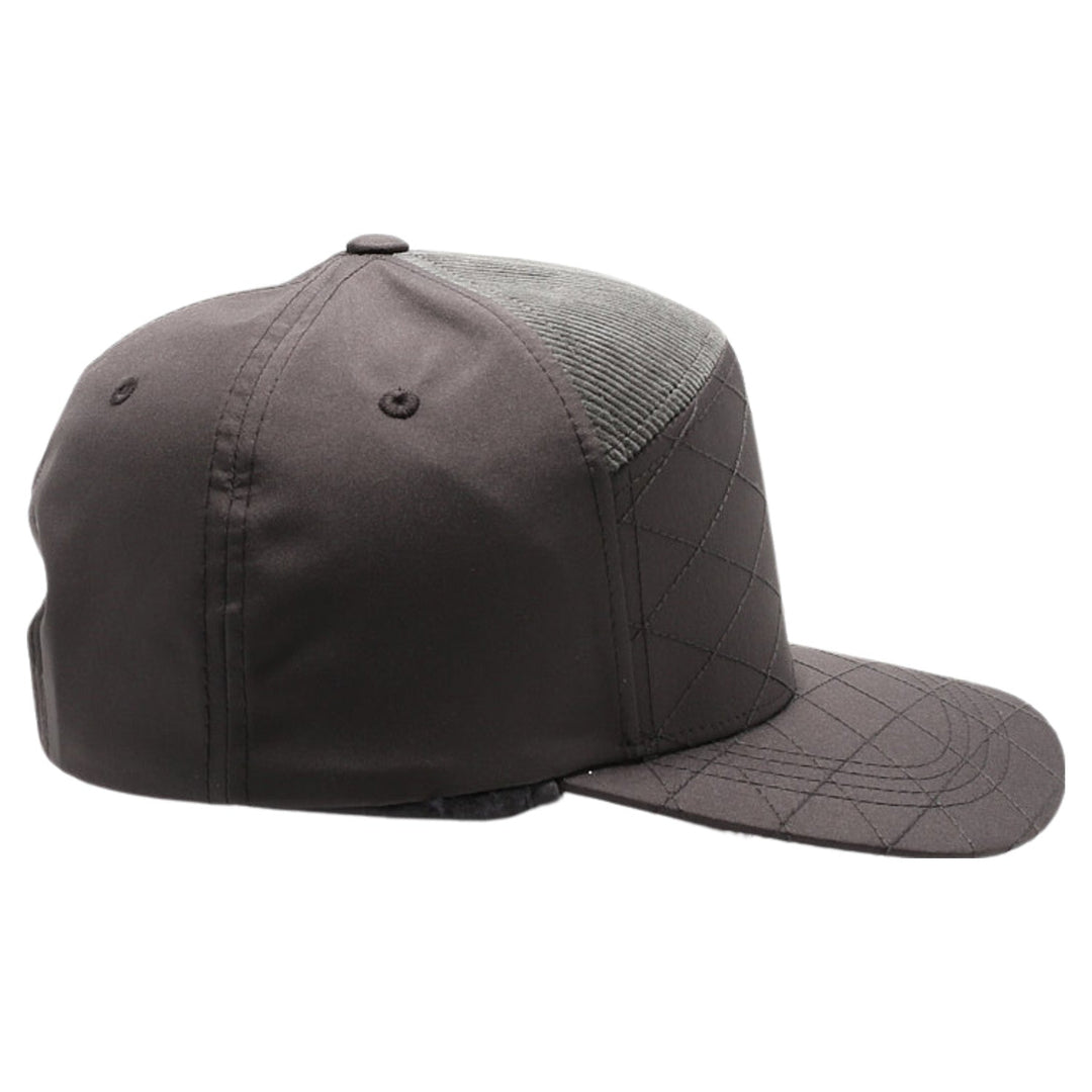 Quilt Camper Ear Flap [Charcoal/D.Gray]