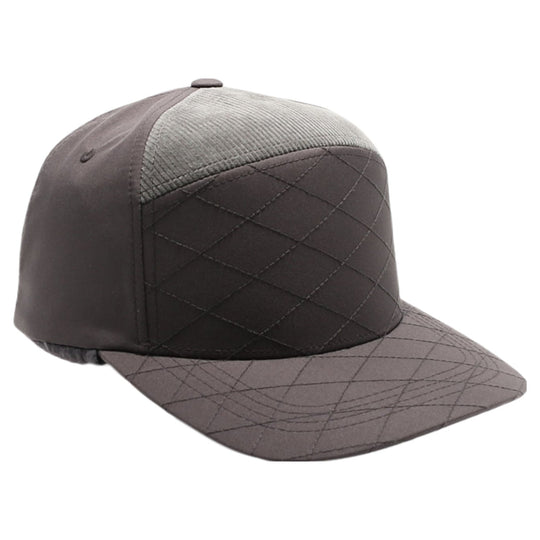 Quilt Camper Ear Flap [Charcoal/D.Gray]