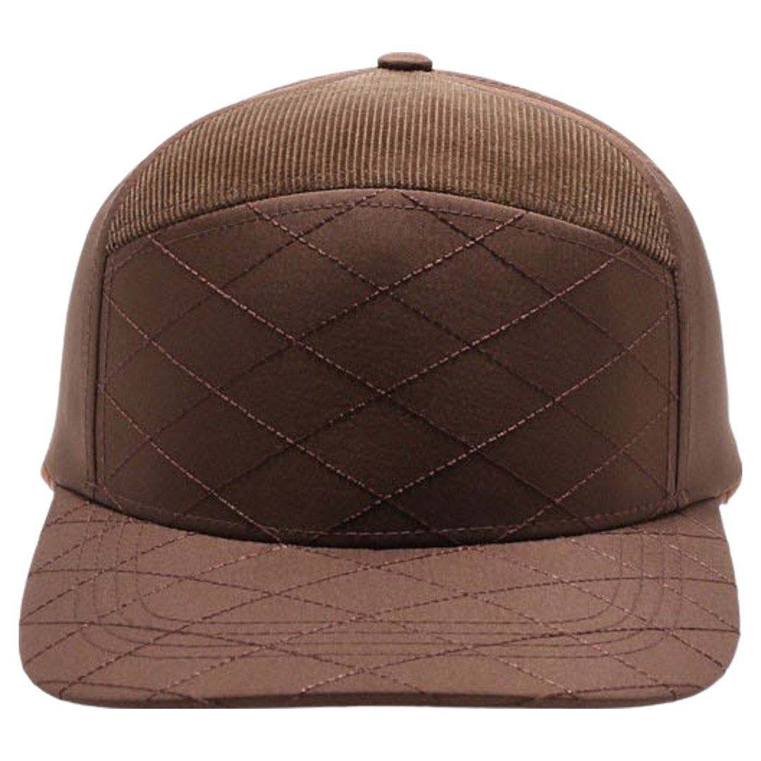 Quilt Camper Ear Flap [Brown]
