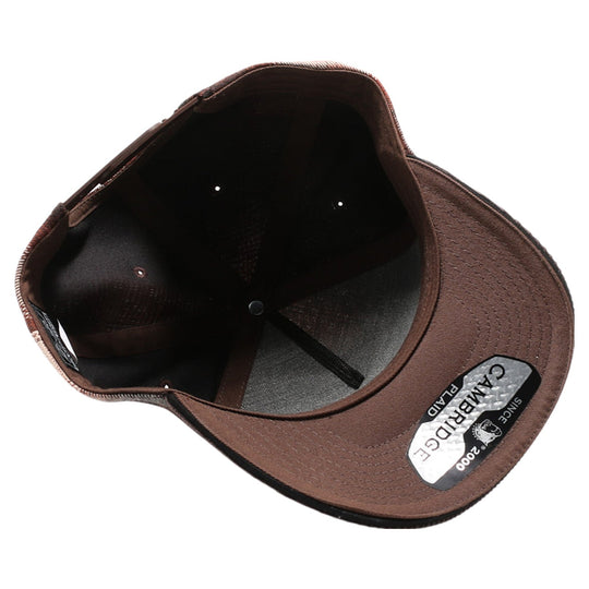 5 Panel Plaid Sandwich Visor [Brown]