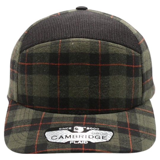 Plaid Camper Ear Flap [Olive/Black]