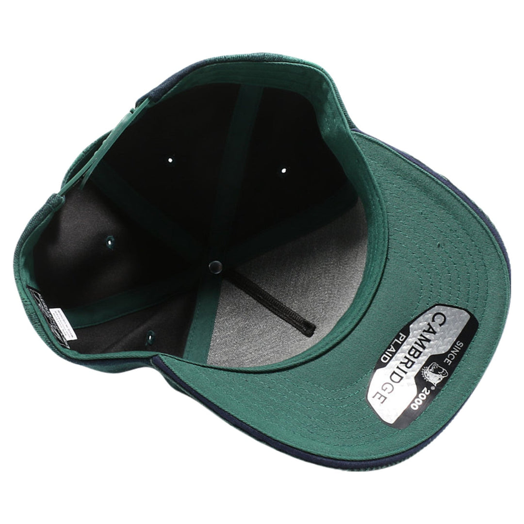 5 Panel Plaid Sandwich Visor [D.Green]