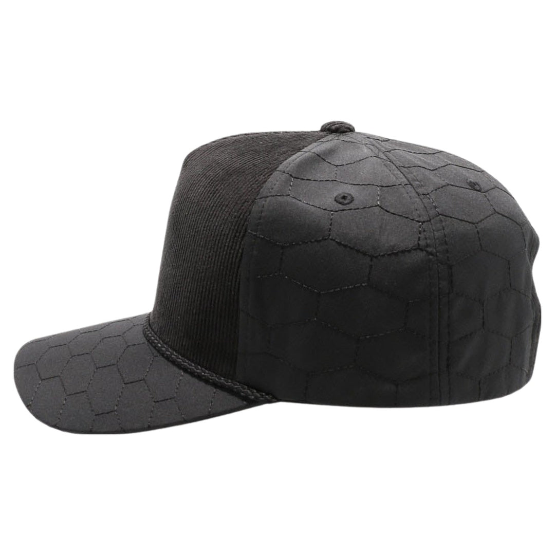 5 Panel Polygon Quilt High Frame with Rope [Black]