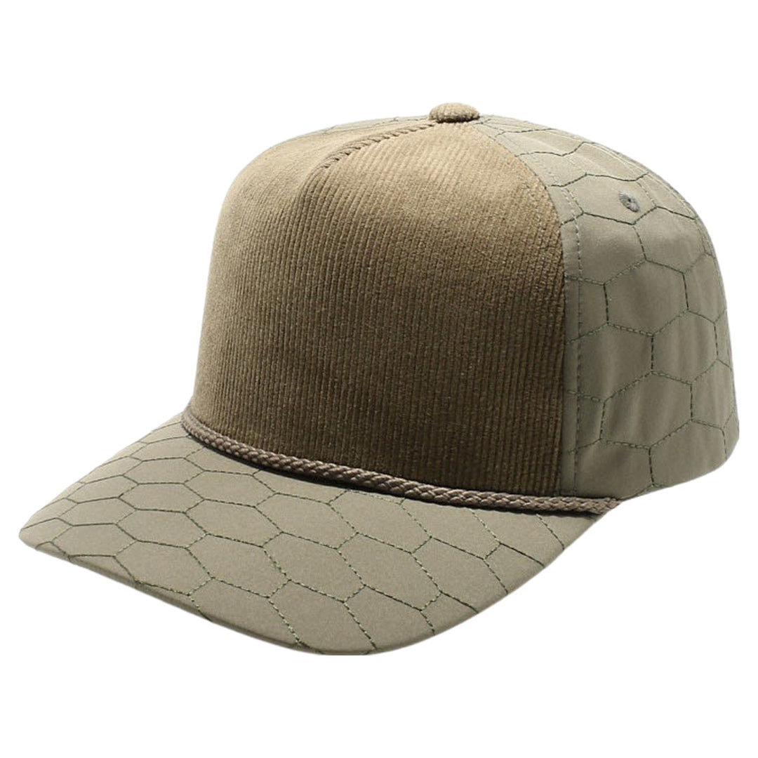 5 Panel Polygon Quilt High Frame with Rope [Olive]