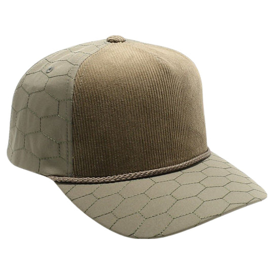5 Panel Polygon Quilt High Frame with Rope [Olive]