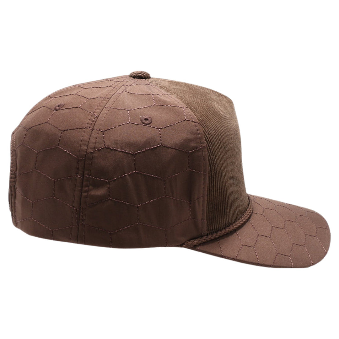 5 Panel Polygon Quilt High Frame with Rope [Brown]