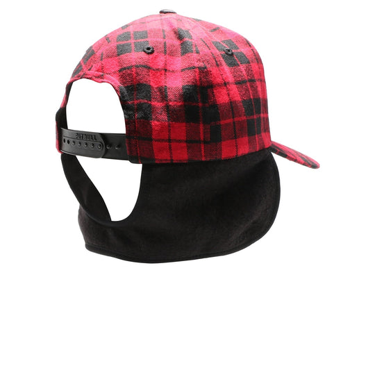 Plaid Camper Ear Flap [Red/Black]