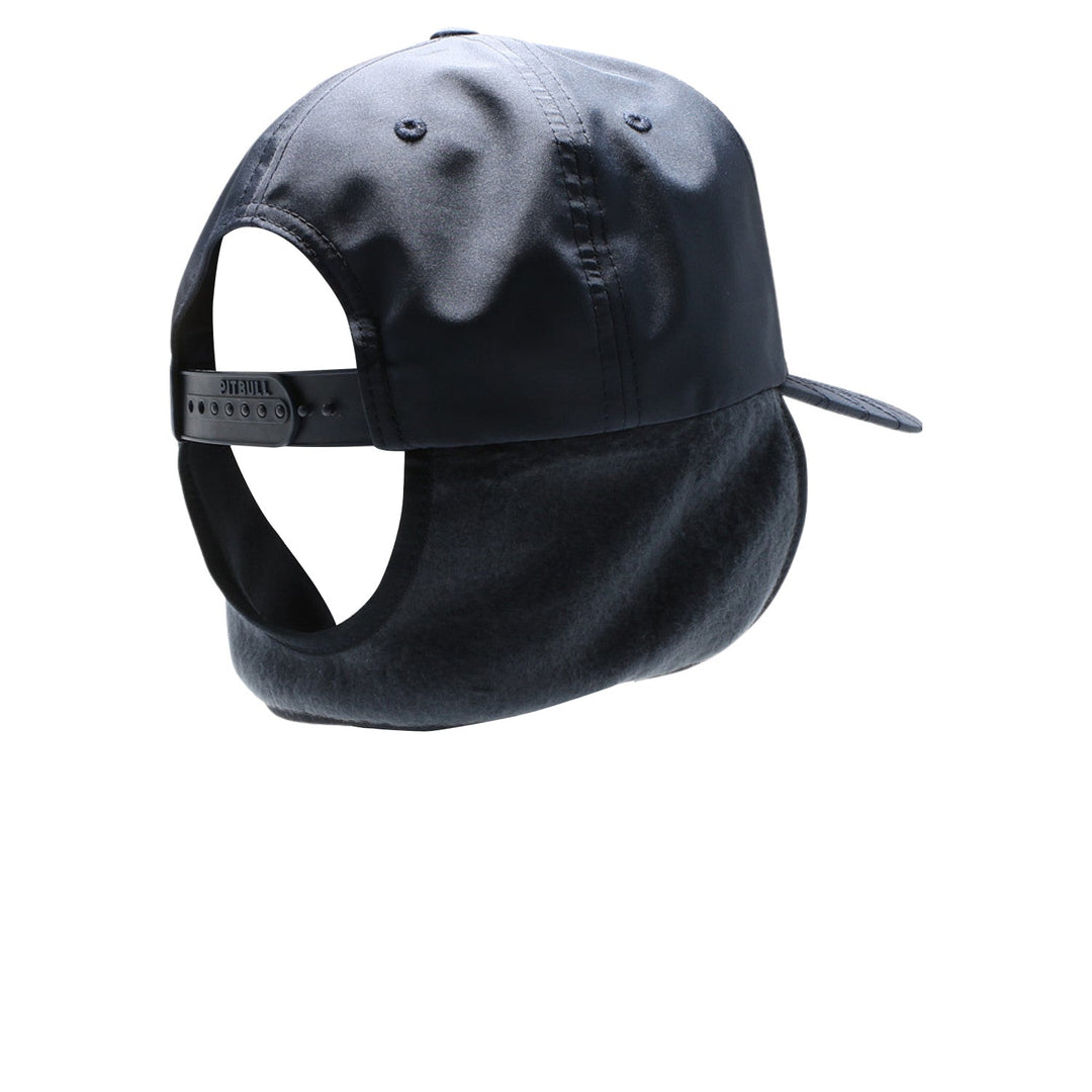 Quilt Camper Ear Flap [Navy/Brown]