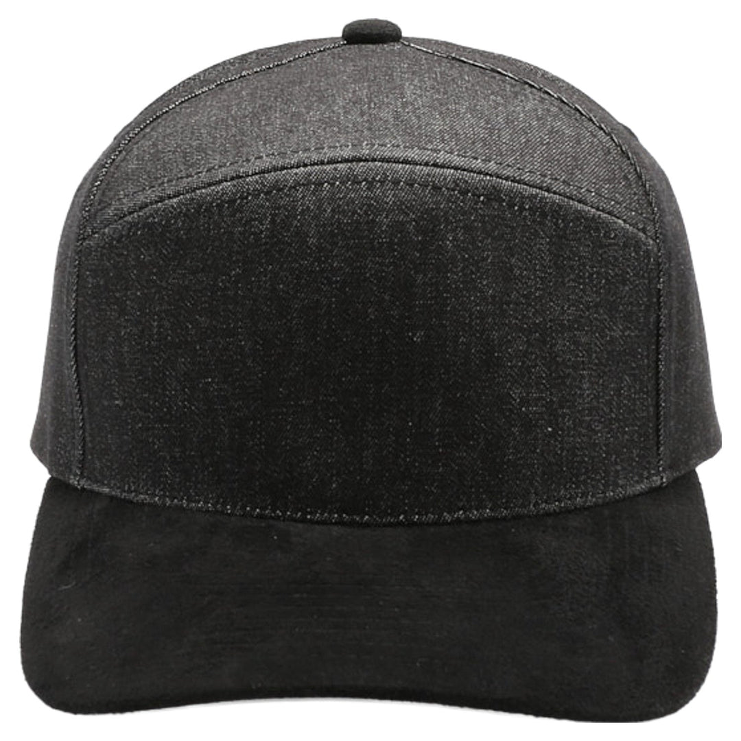 Denim Suede Visor Camper [Black Denim/Black]