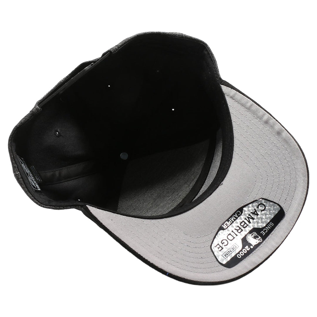 Denim Suede Visor Camper [Black Denim/Black]