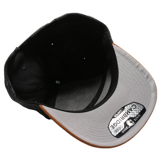 Denim Suede Visor Camper [Black Denim/Tan]