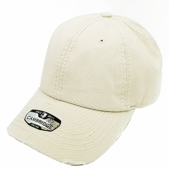 PB136V Distressed Dad Hat - PITBULL TDC
