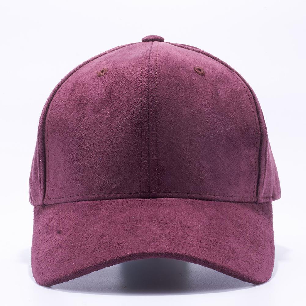 Pit Bull Suede Baseball Hats Wholesale [Wine] Adjustable