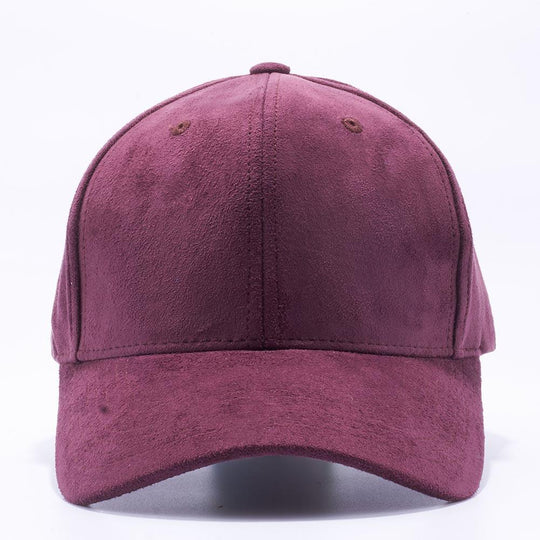 Pit Bull Suede Baseball Hats Wholesale [Wine] Adjustable
