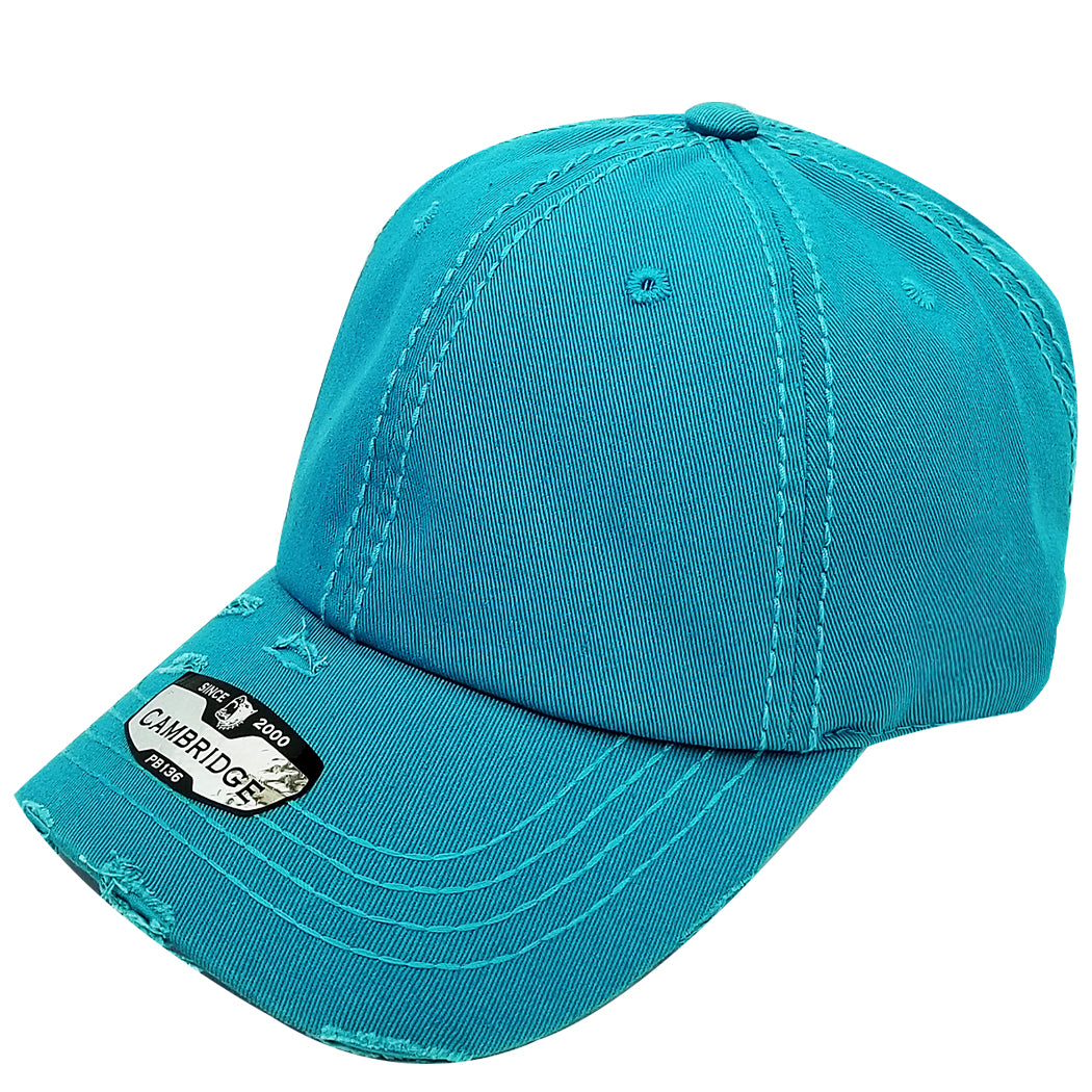PB136V Distressed Dad Hat - PITBULL TDC