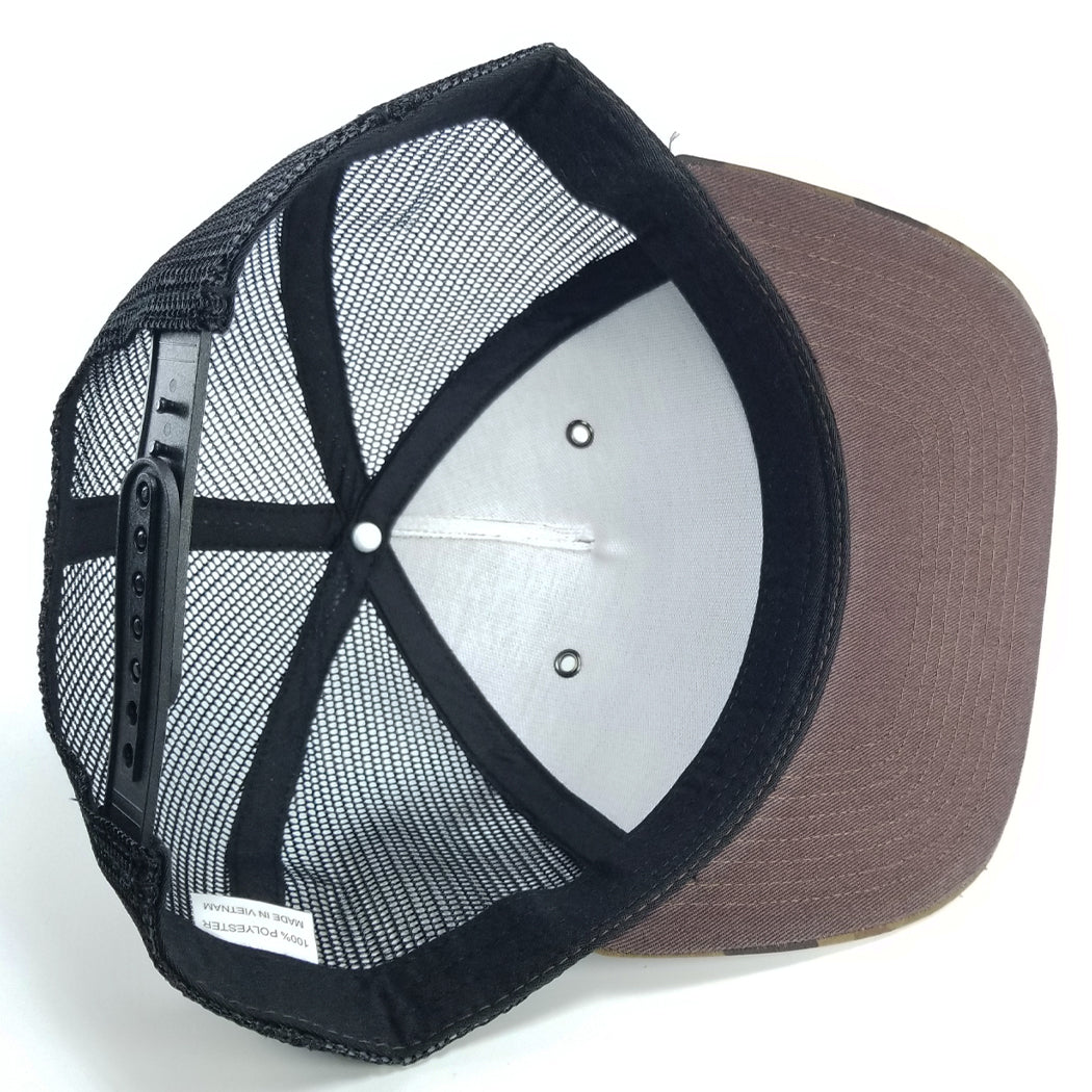 PB238 5Panel Shiny Camo Trucker - PITBULL TDC