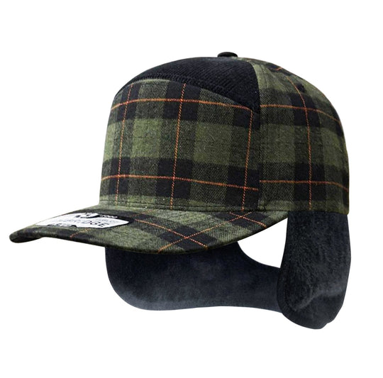 PLD10 Plaid Camper Ear Flap - PITBULL TDC
