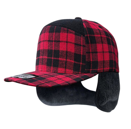PLD10 Plaid Camper Ear Flap - PITBULL TDC